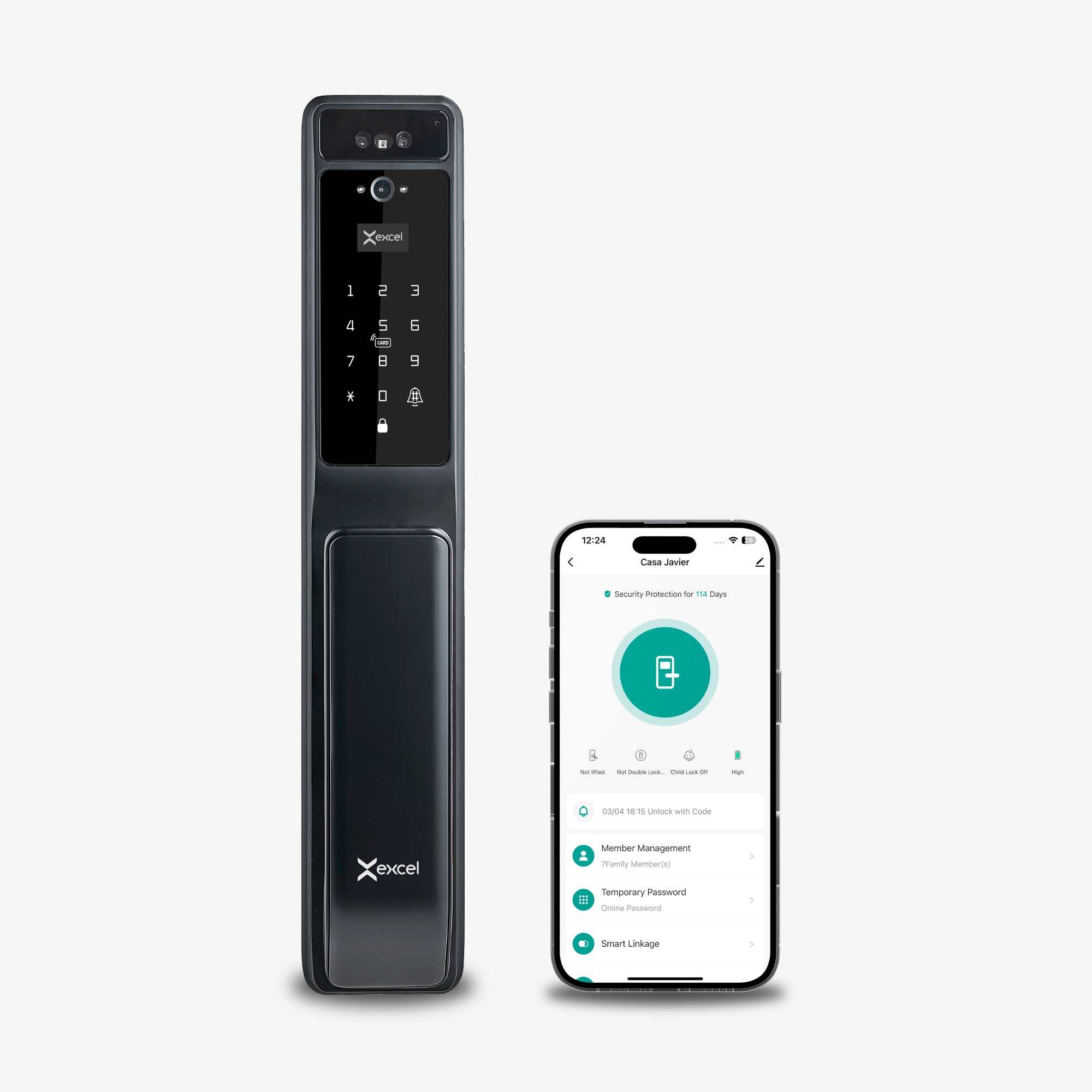 Cerradura Inteligente con Cámara EXC-SP800