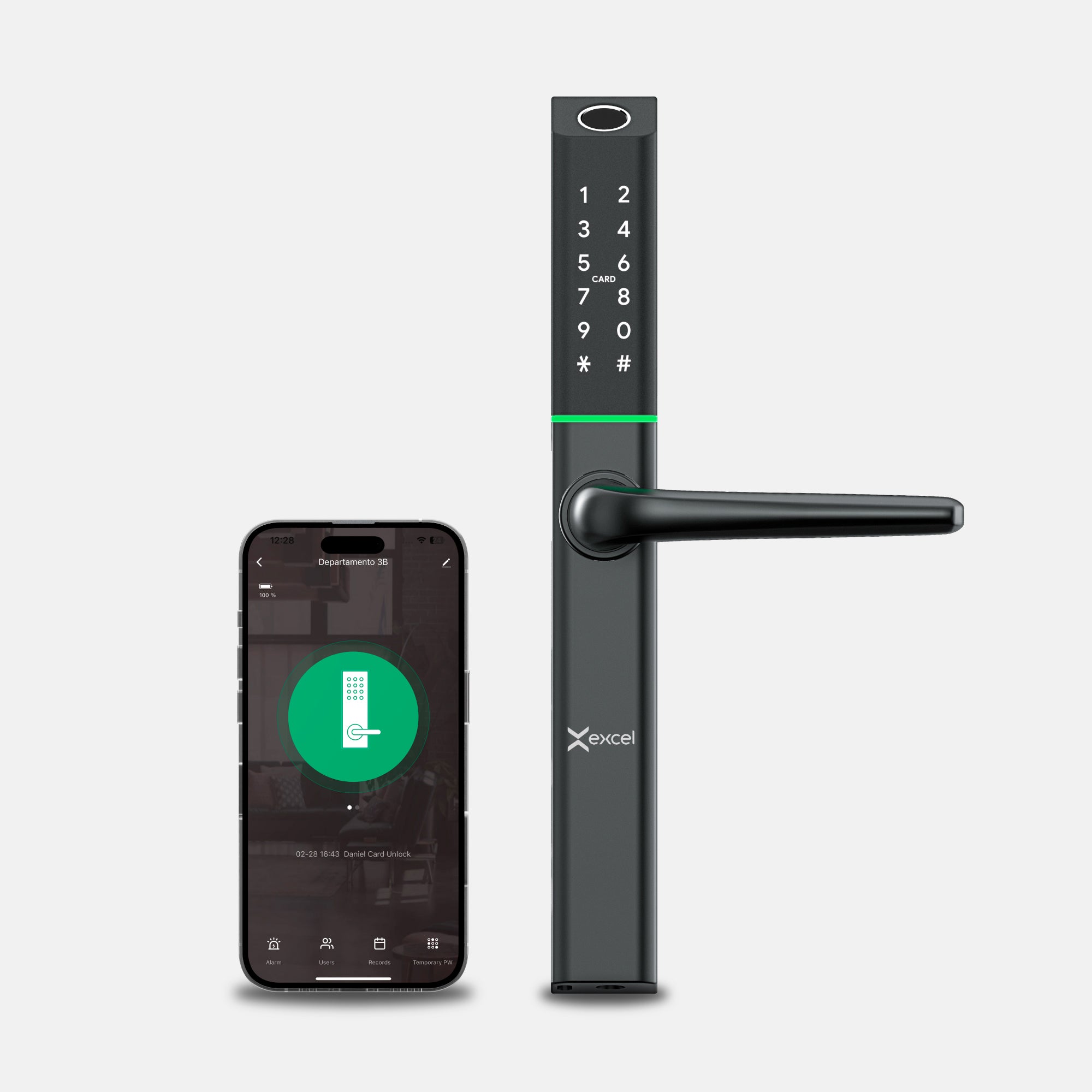 Cerradura Inteligente de Perfil Angosto EXC-SL275