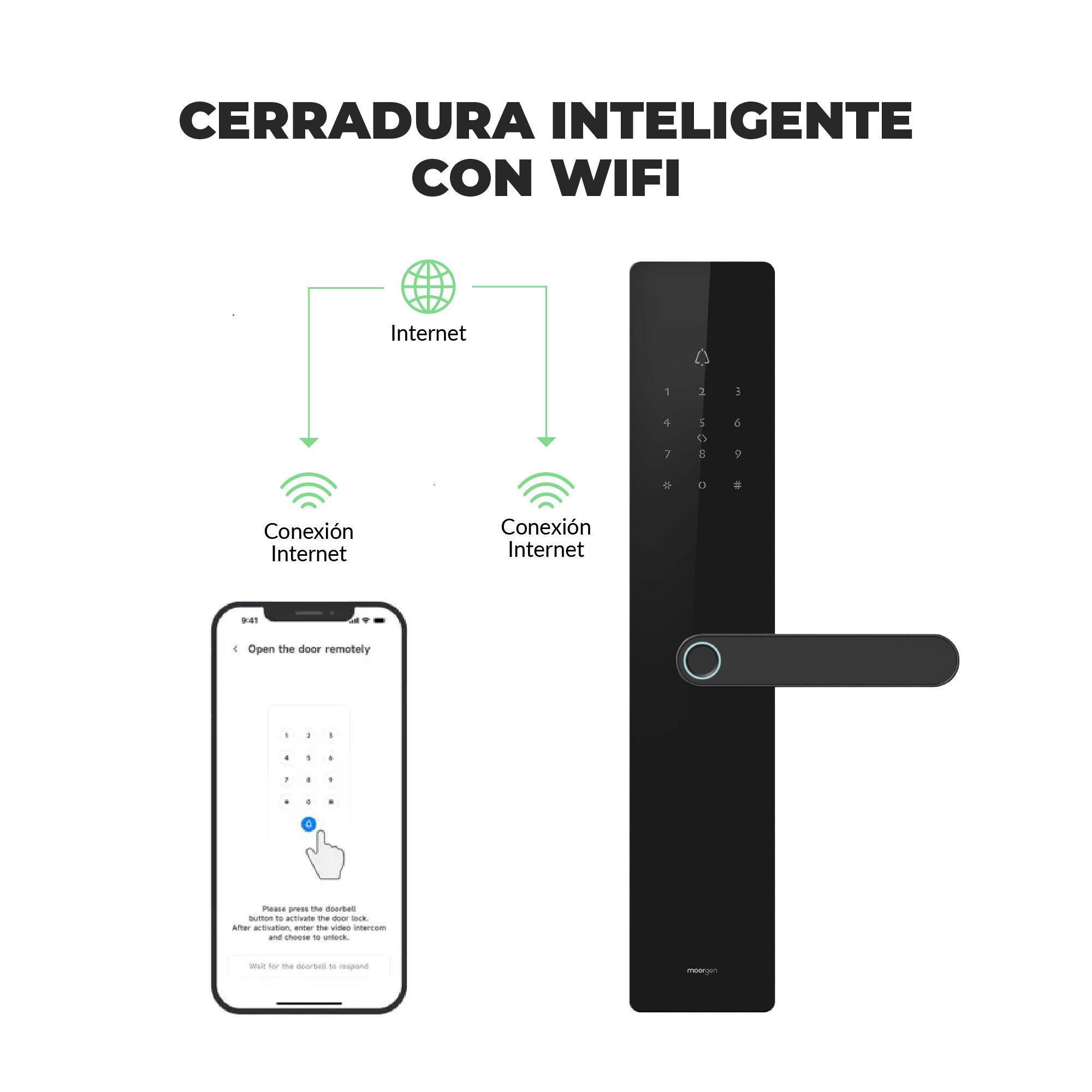 Cerradura Inteligente Moorgen T12S