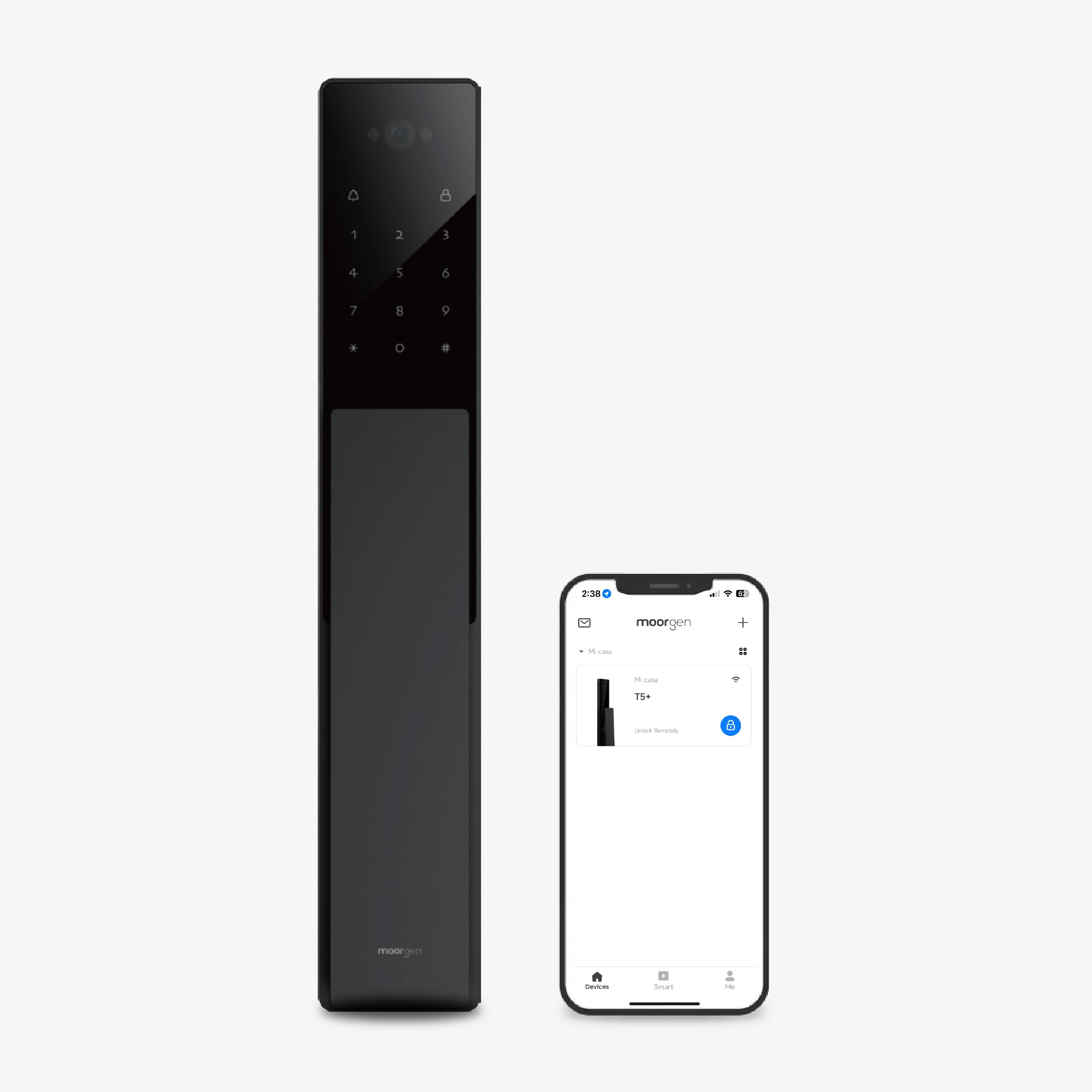 Cerradura Inteligente con cámara Moorgen T5+