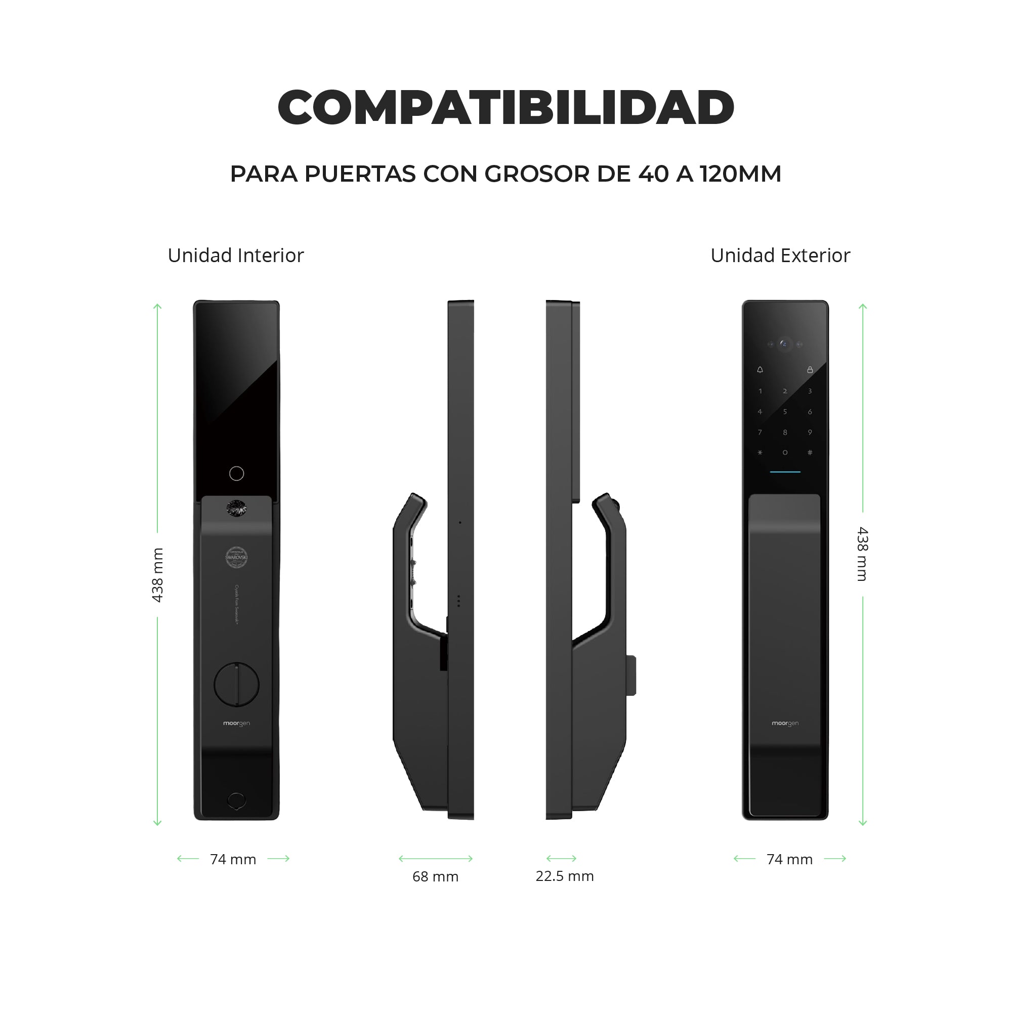 Cerradura Inteligente con cámara Moorgen T9