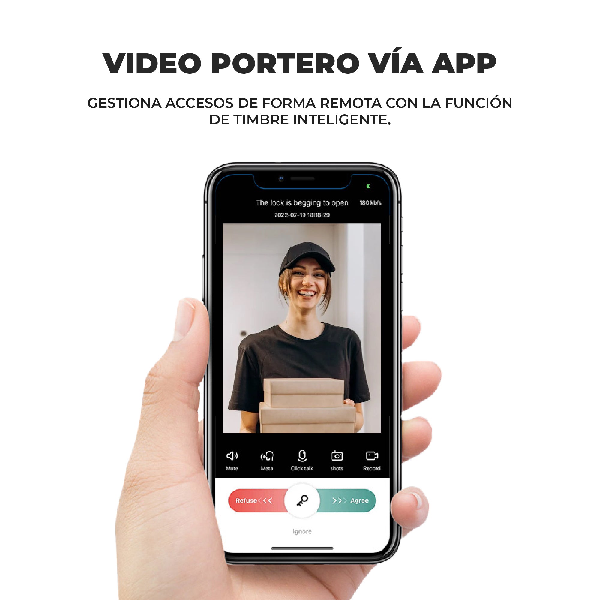 Cerradura Inteligente con Cámara EXC-SP820