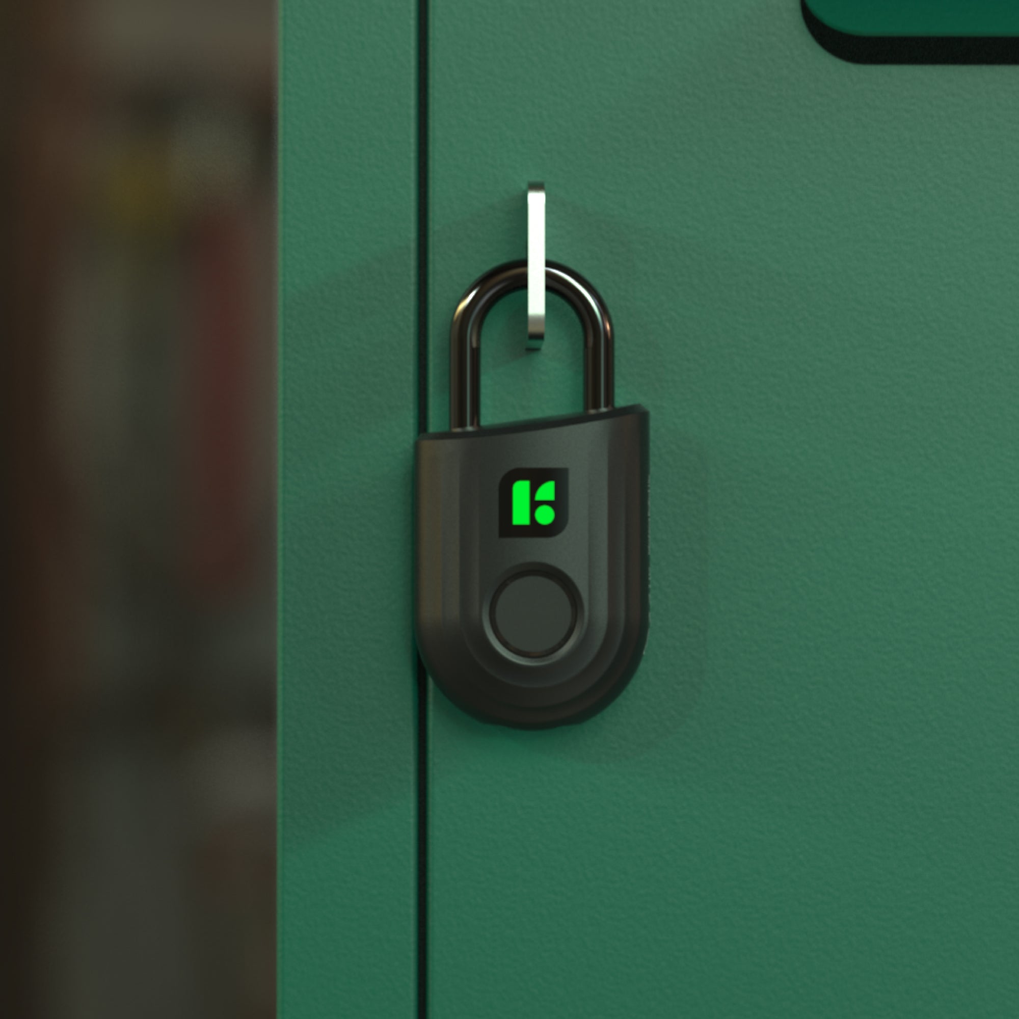 Candado para locker con huella digital y llaves bluetooth Igloohome Padlock Lite