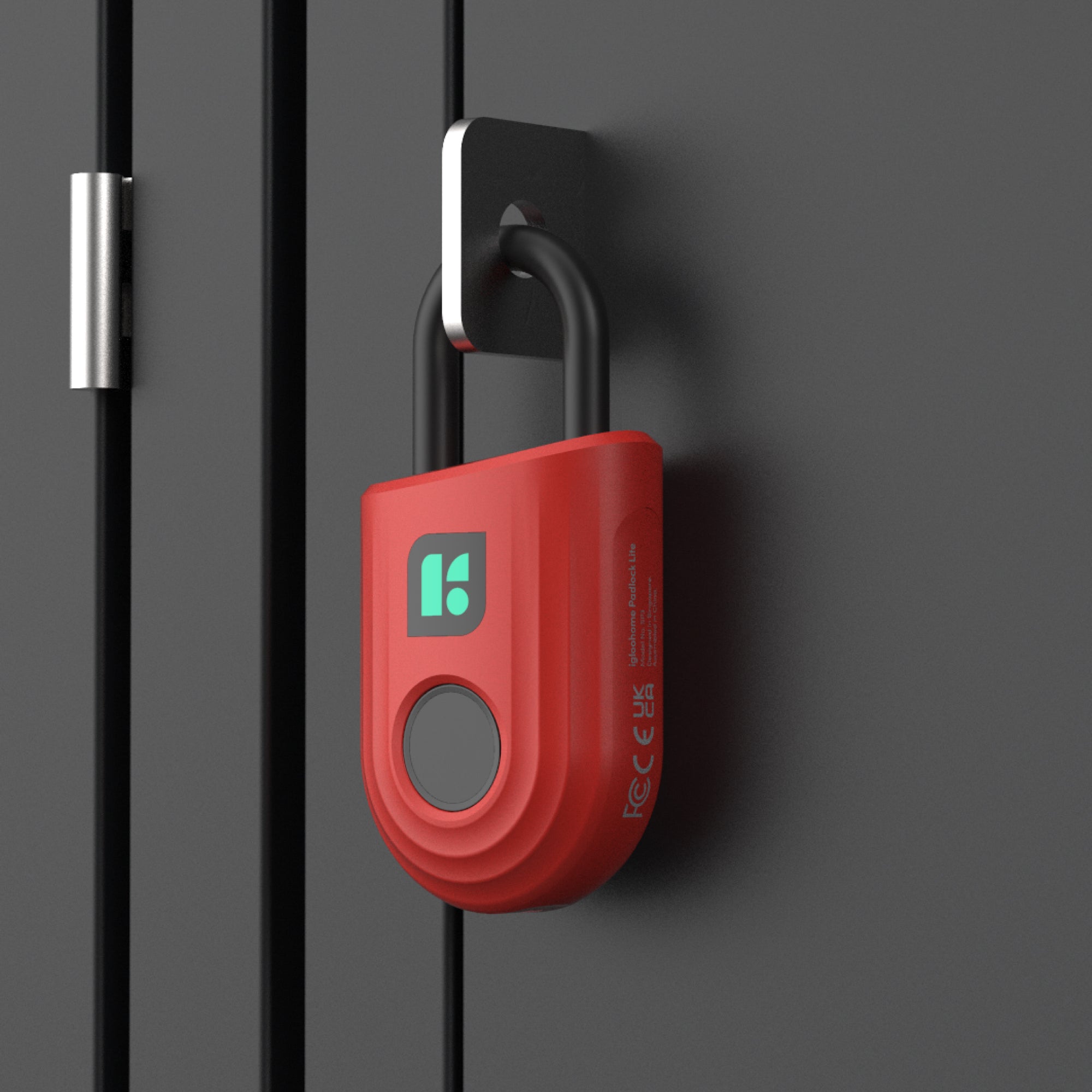 Candado para locker con huella digital y llaves bluetooth Igloohome Padlock Lite