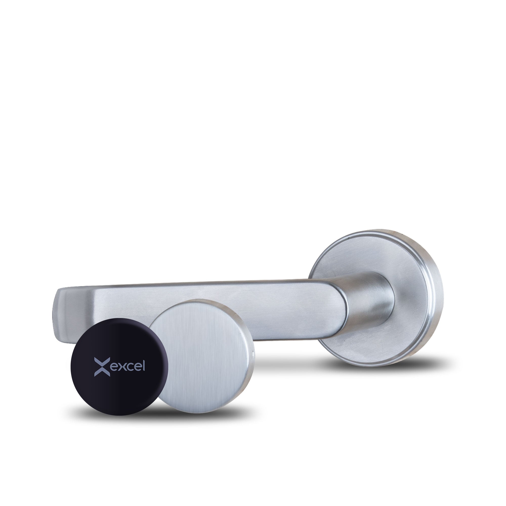 Cerradura para hoteles Excel 6200 con manija, lector de tarjeta RFID y llave mecánica