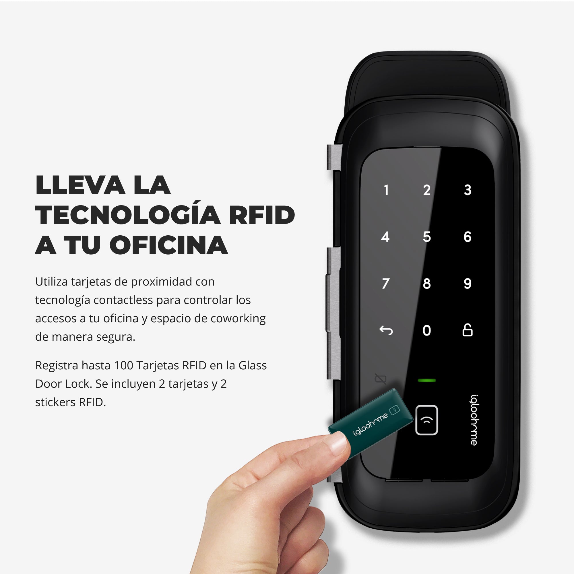 Cerradura inteligente Igloohome Glass Door Lock