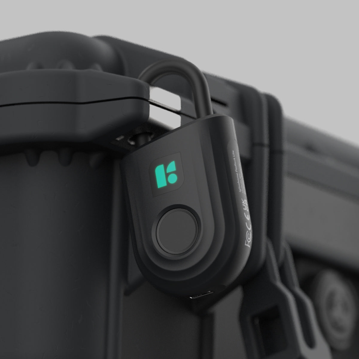 Candado para locker con huella digital y llaves bluetooth Igloohome Padlock Lite