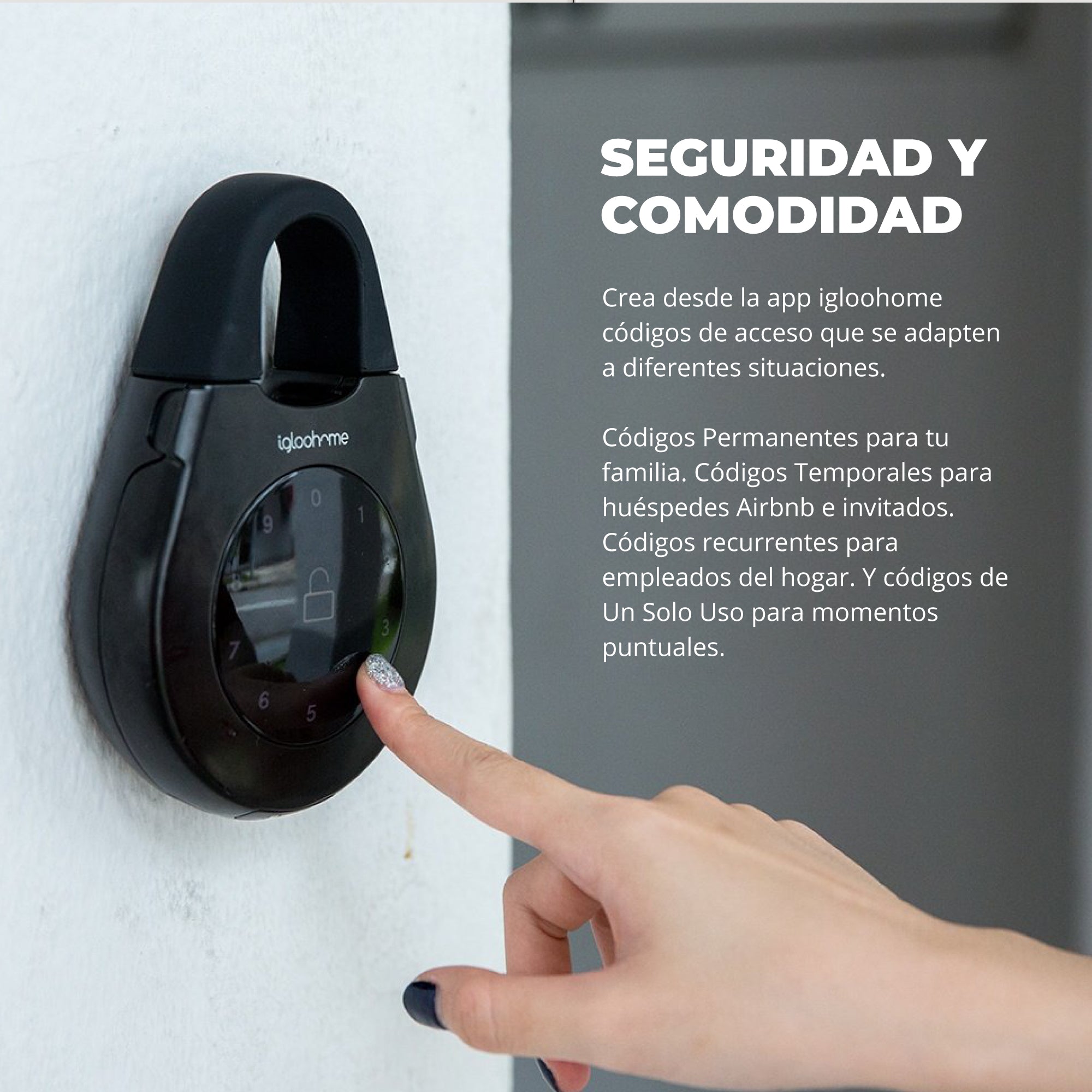 Cerradura inteligente Igloohome Glass Door Lock