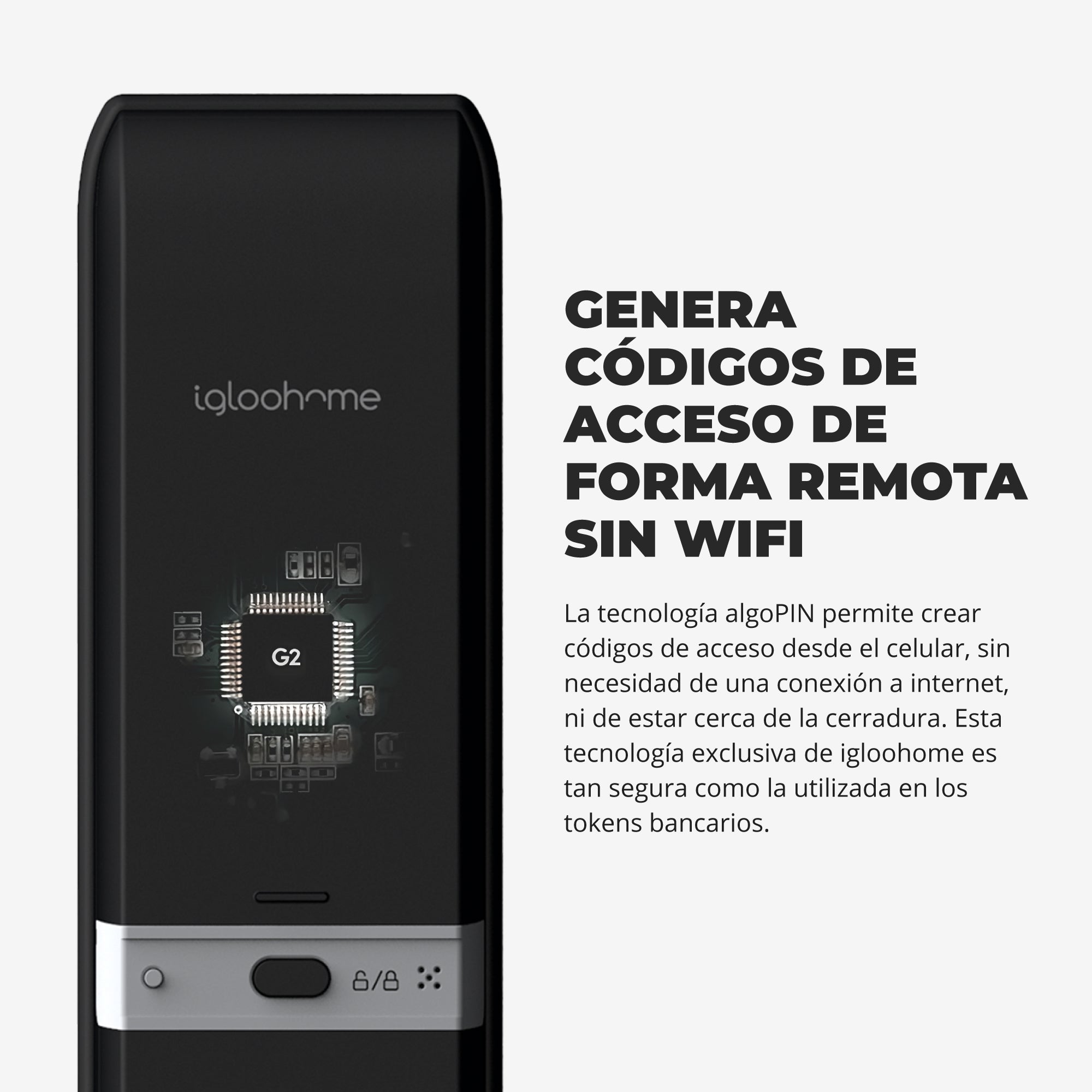 Cerradura inteligente Igloohome Smart Lever Mortise