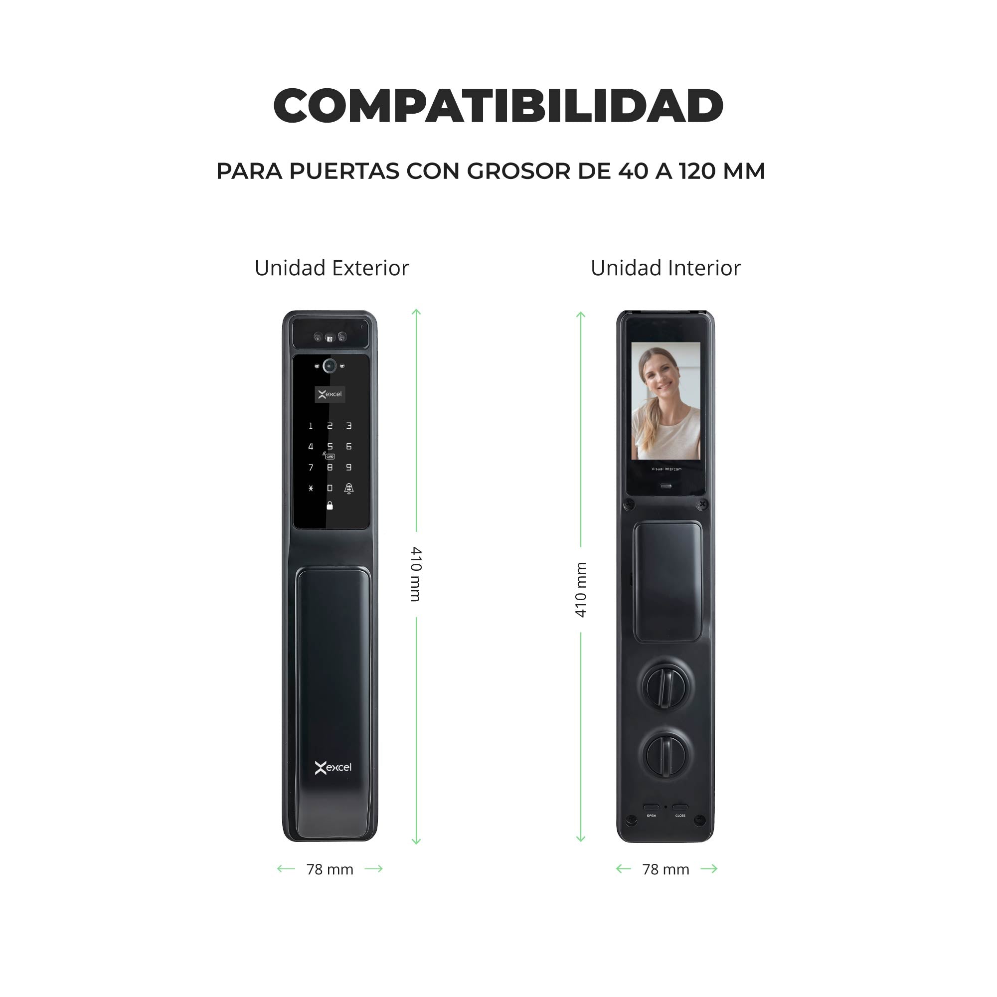 Cerradura Inteligente con Cámara EXC-SP800