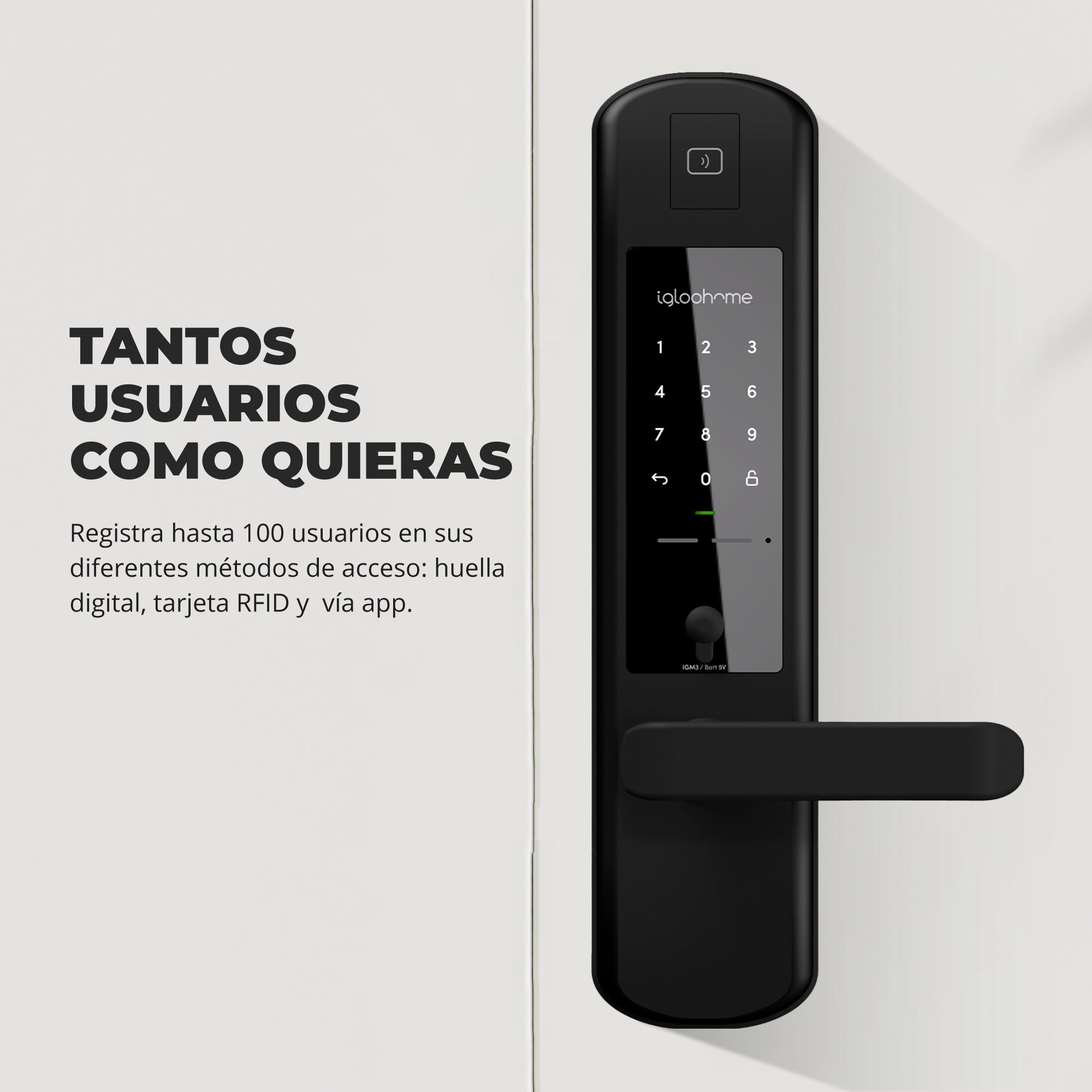 Cerradura inteligente Igloohome Smart Lever Mortise