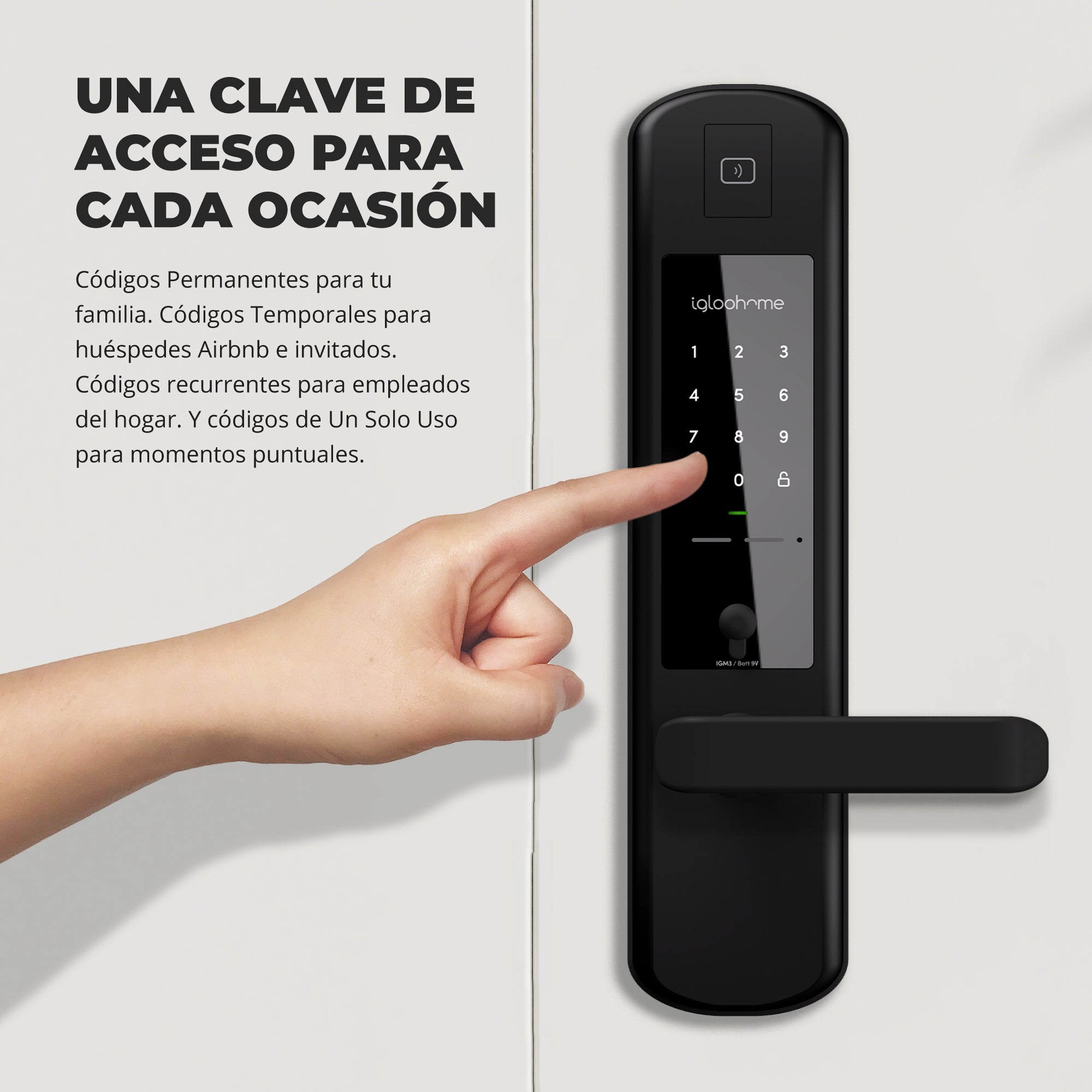Cerradura inteligente Igloohome Smart Lever Mortise