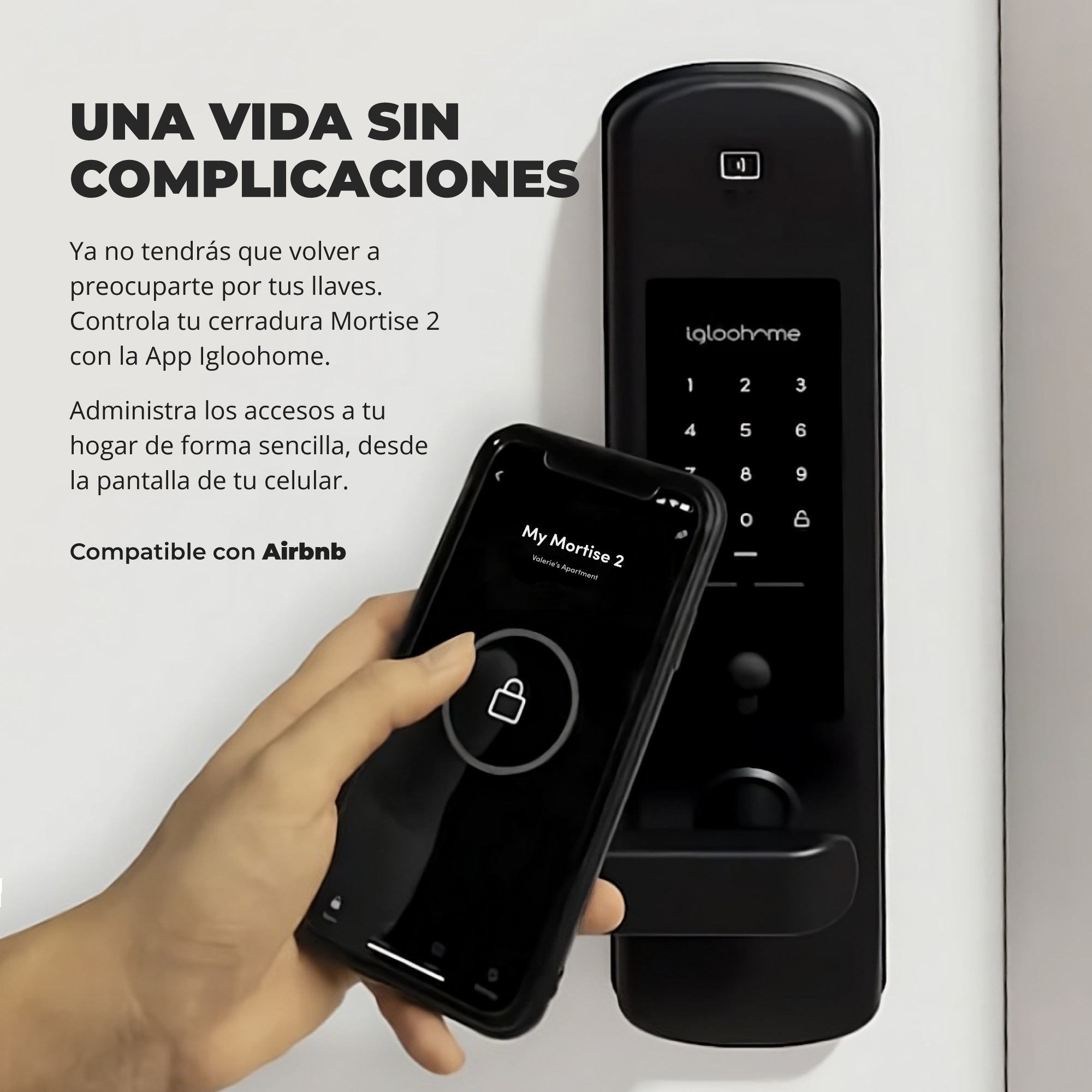 Cerradura inteligente Igloohome Smart Lever Mortise