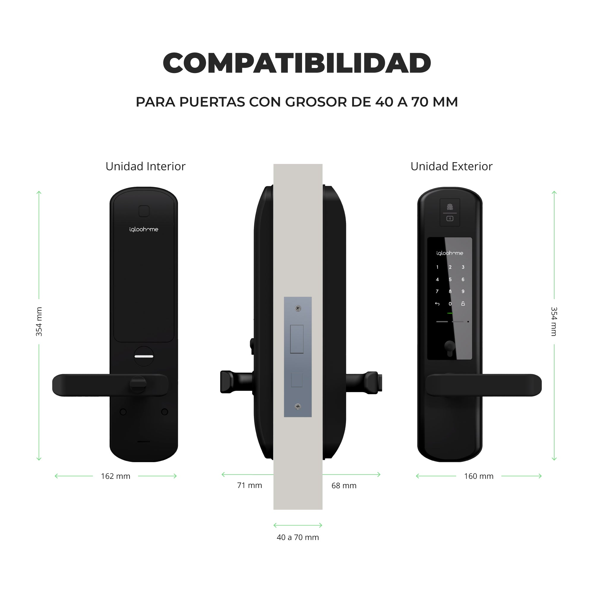 Cerradura inteligente Igloohome Mortise 2+