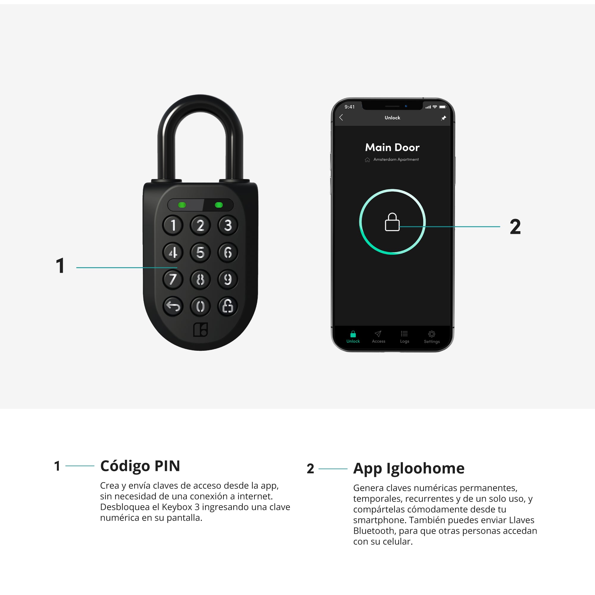 Candado Inteligente Padlock 2