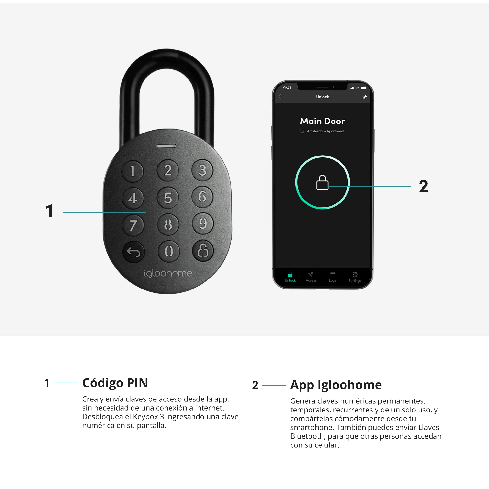 Candado inteligente Igloohome Padlock