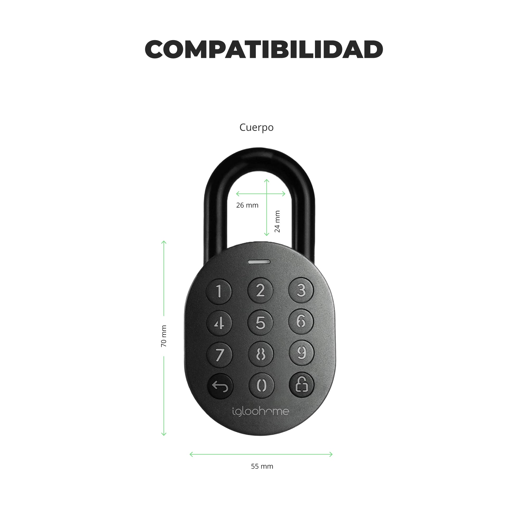 Candado inteligente Igloohome Padlock