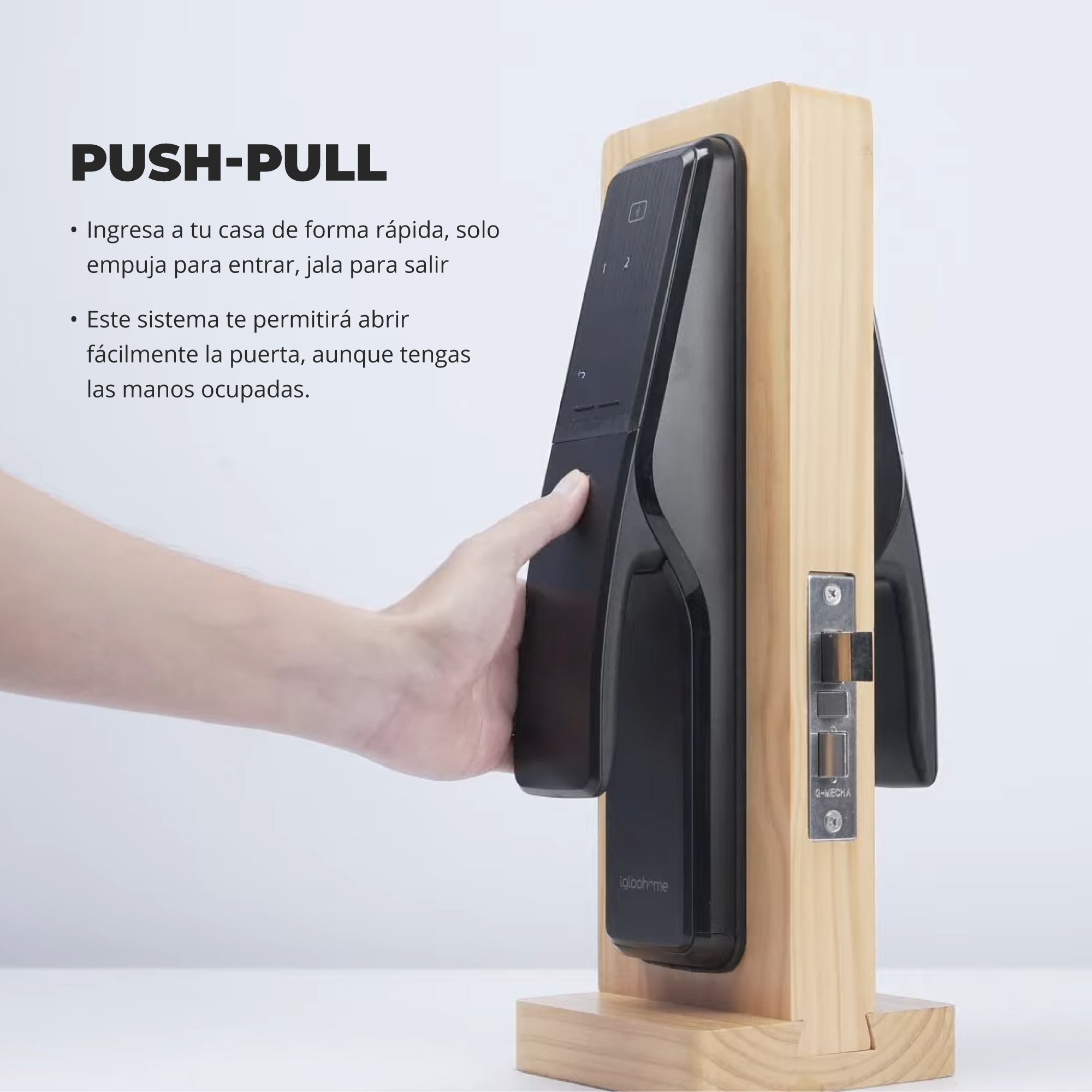 Cerradura inteligente Igloohome Push-Pull Mortise