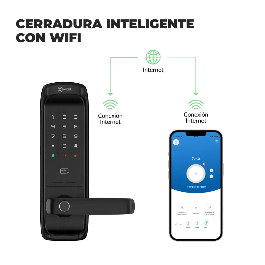 Cerradura Inteligente Excel EXC-SL500