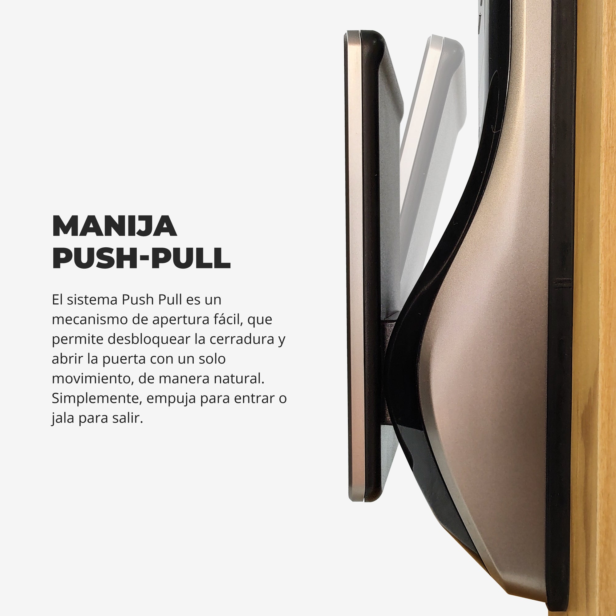 Cerradura inteligente Push Pull Excel SP600.