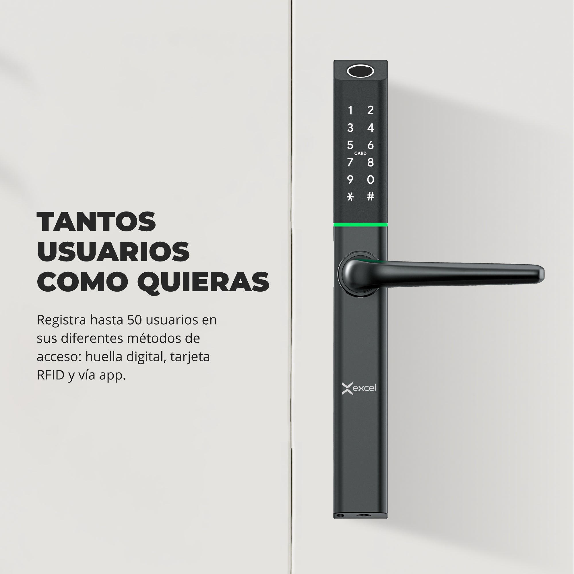 Cerradura Inteligente de Perfil Angosto EXC-SL275