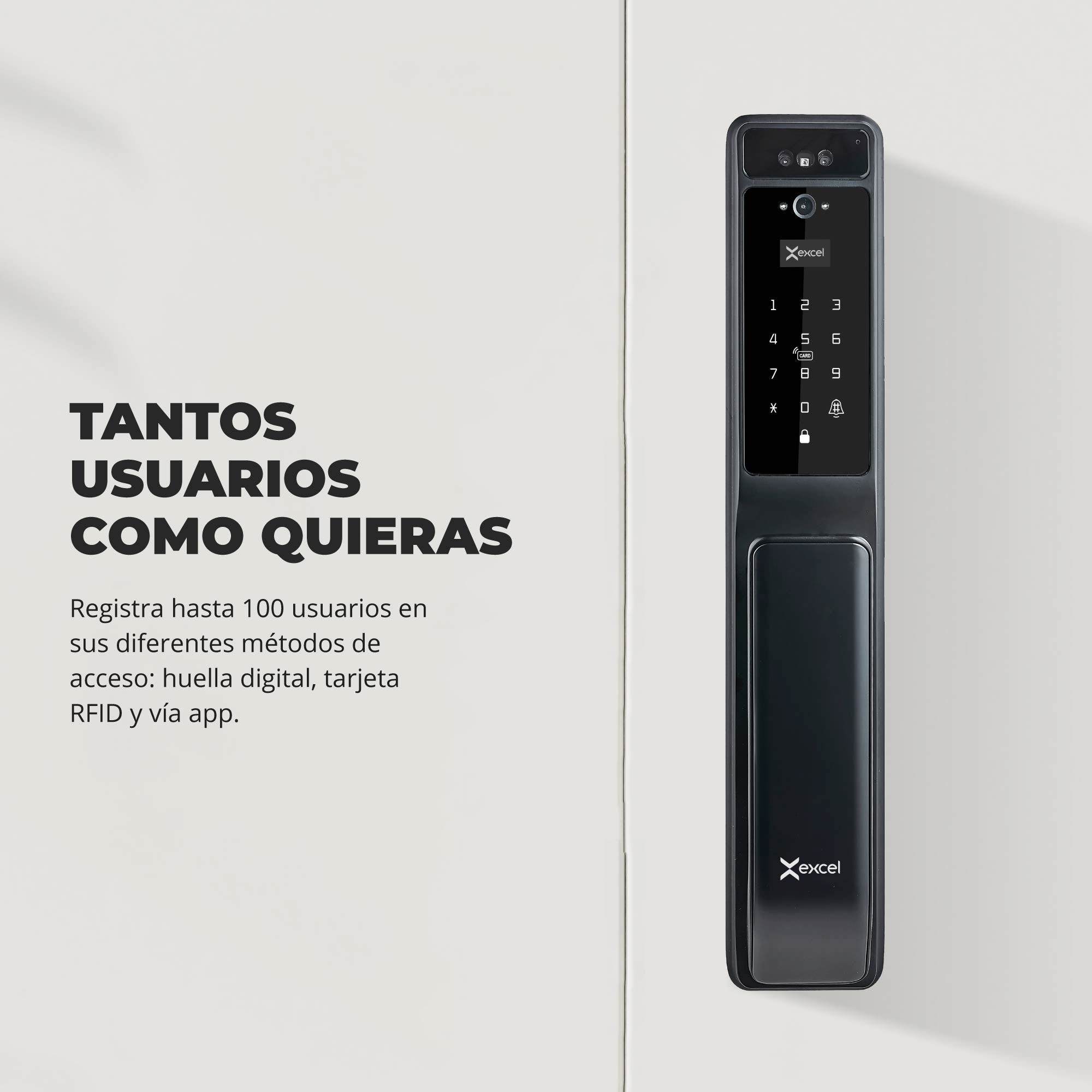 Cerradura Inteligente con Cámara EXC-SP800