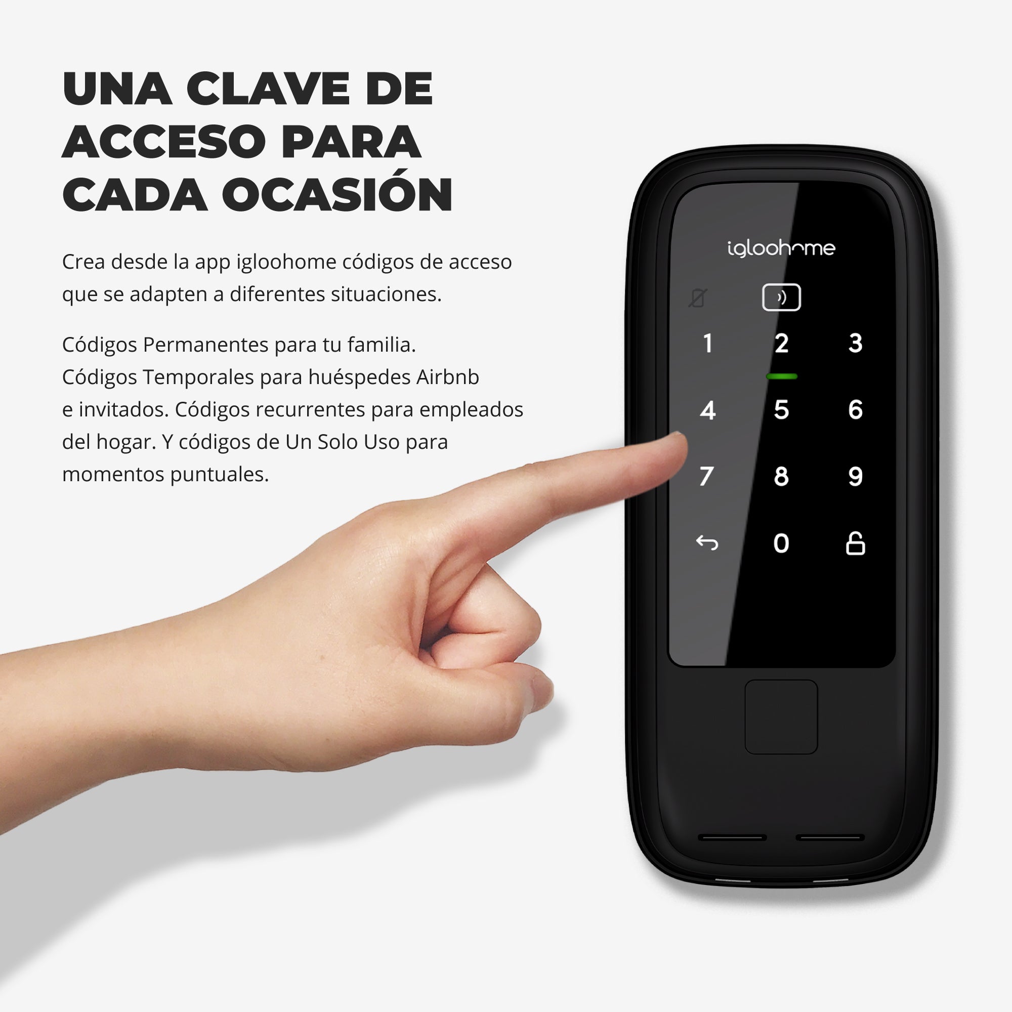 Cerradura inteligente Igloohome Rim Lock for Wooden Doors