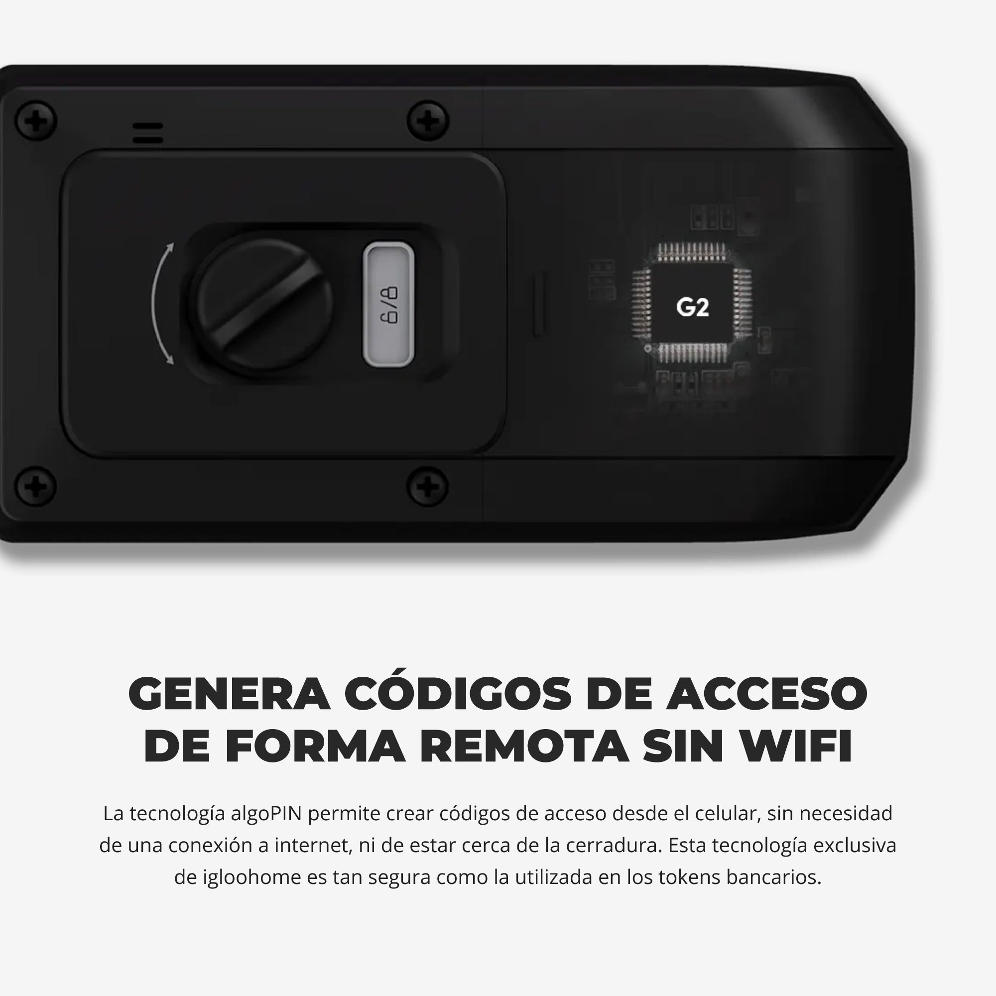 Cerradura inteligente Igloohome Rim Lock for Wooden Doors