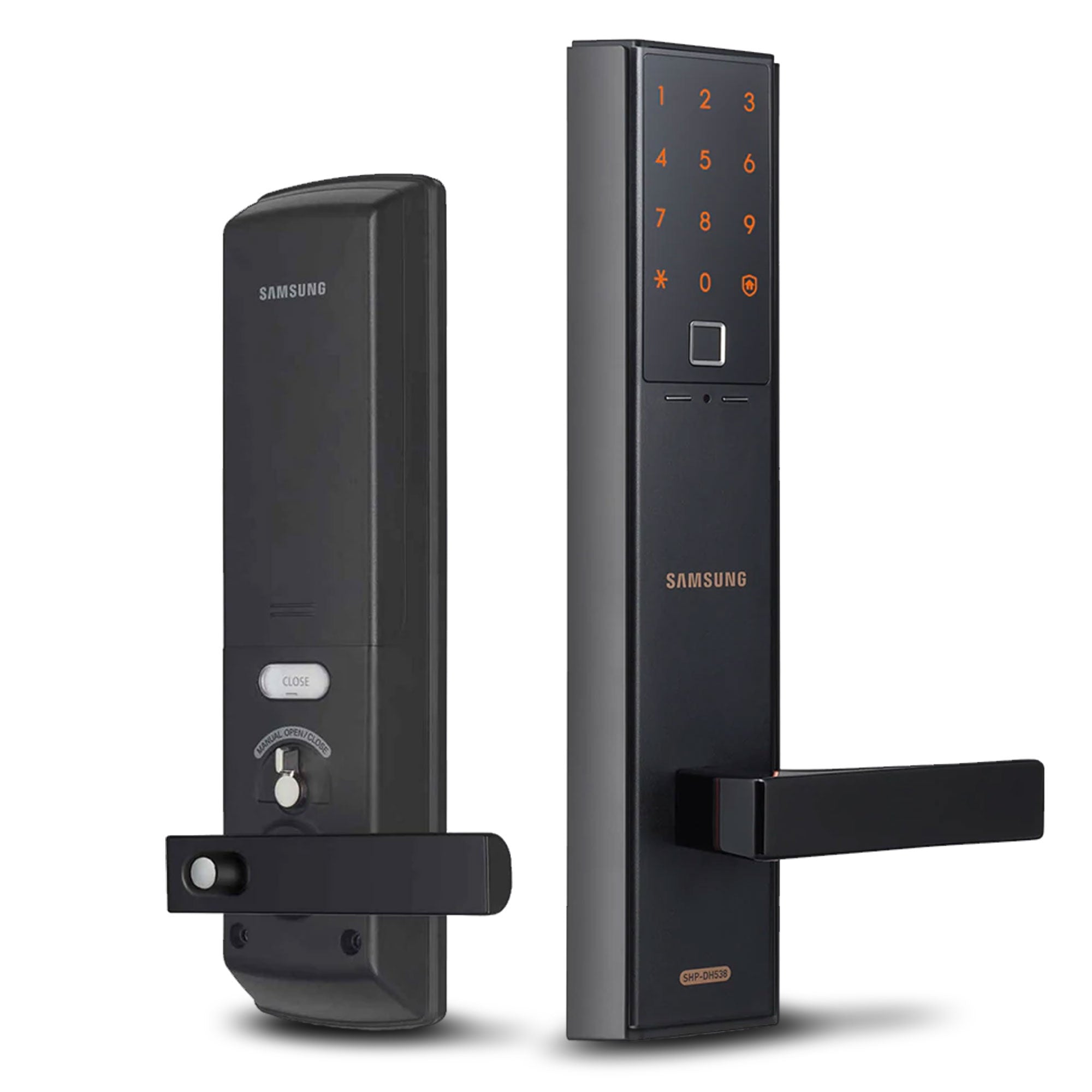 Cerradura Electrónica Samsung SHP DH-538 módulo interior y exterior