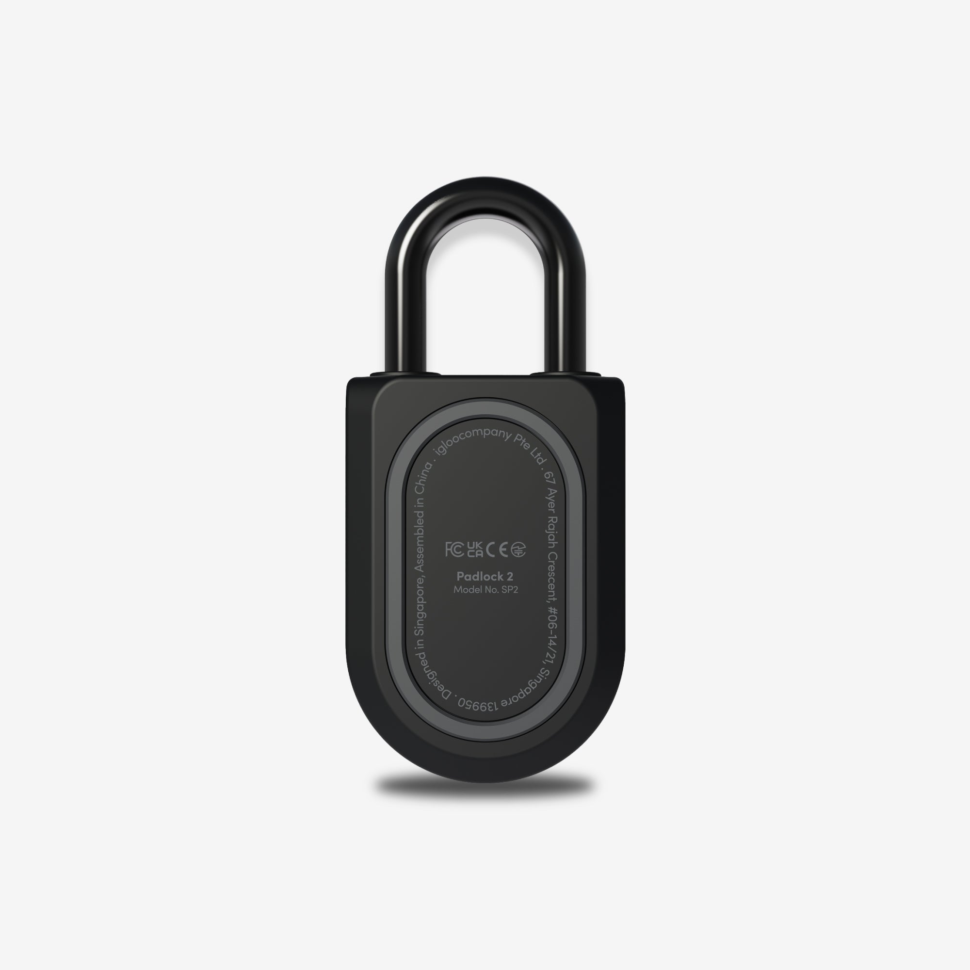 Cerradura Inteligente Igloohome Mortise Touch, con acceso vía app, lector de huella digital, código PIN, tarjeta RFID y llave mecánica de alta seguridad.