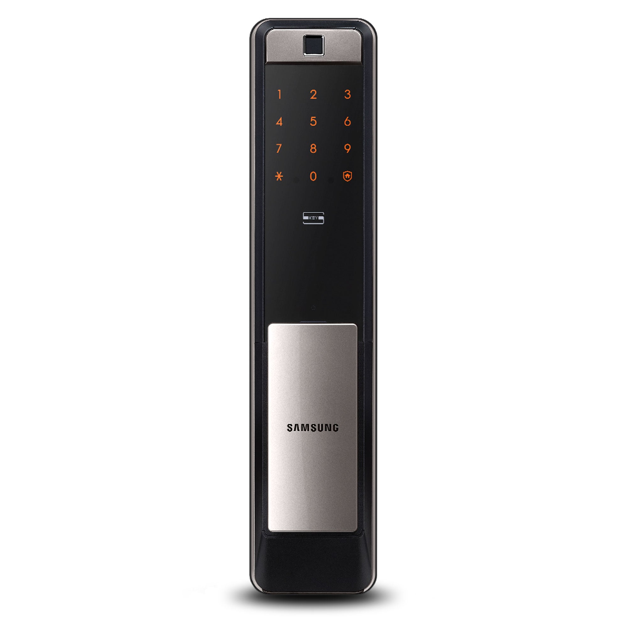 Cerradura Samsung modelo SHP-DP609 con panel touch y timbre